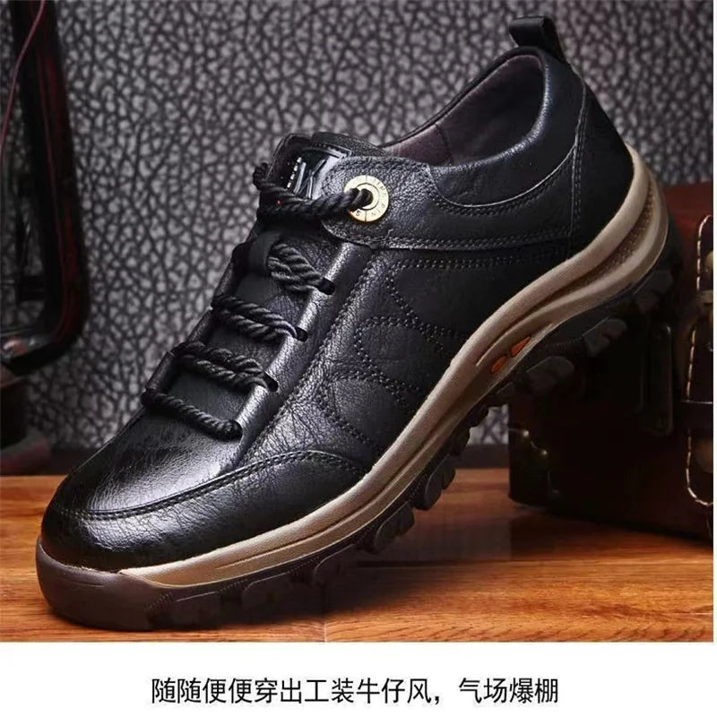 CINESSD 2023 New Autumn and Winter New Climbing Shoes Casual Thickening  Men's Sports Shoes