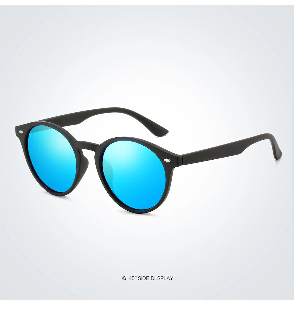 Fashion Round Polarized Sunglasses Women Men Classic Vintage Driving Travel Sun Glasses Circle Oval Brand Designer Eyewear UV400