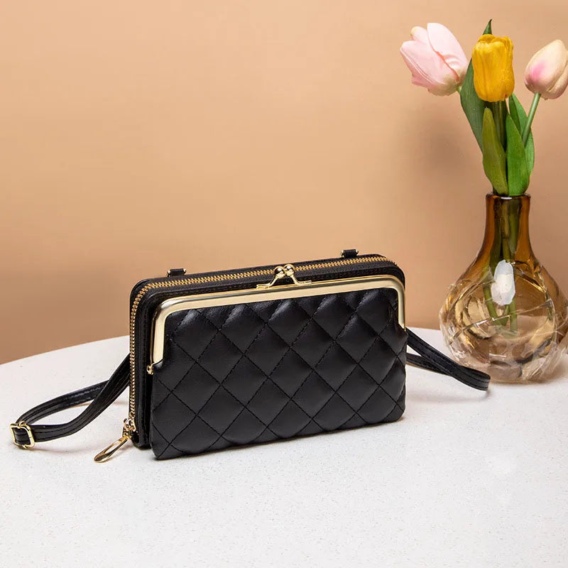 Bags for Women Trend PU Leather Handbags for Women Beige White Black Fashion Hand Bag Bolsas Para Mujeres Sac Phone Holder