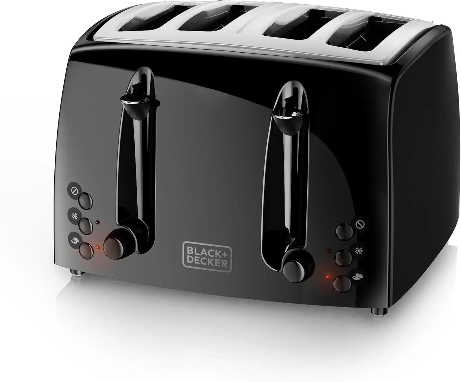 Black Programmable 4-Slice Toaster Set with 12-Cup Coffee Maker And Bread Maker Kitchen Cooking Appliances