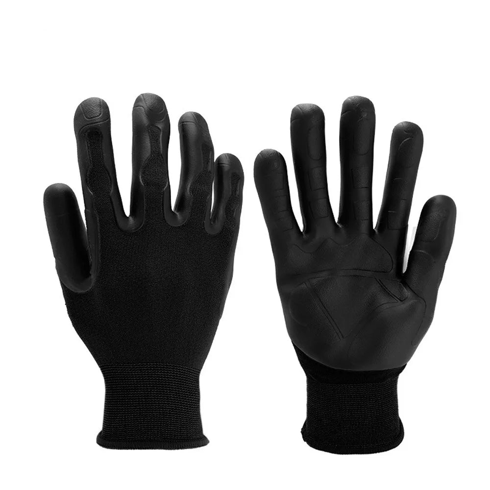 Breathable Gardening Work Gloves Nylon Waterproof Protective Gloves Non-Slip Puncture Resistant Professional Gloves Landscaping"