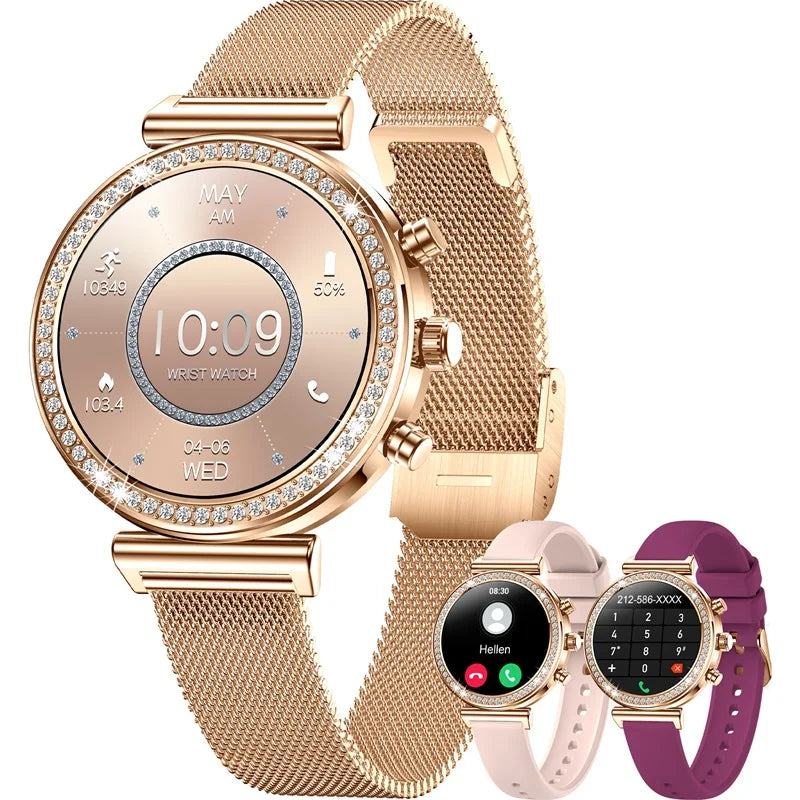 Ladies' Smartwatch, Answering/making Calls, Message Push, Compatible With For IPhone/Android Phones, 1.27-inch Full Touch Screen