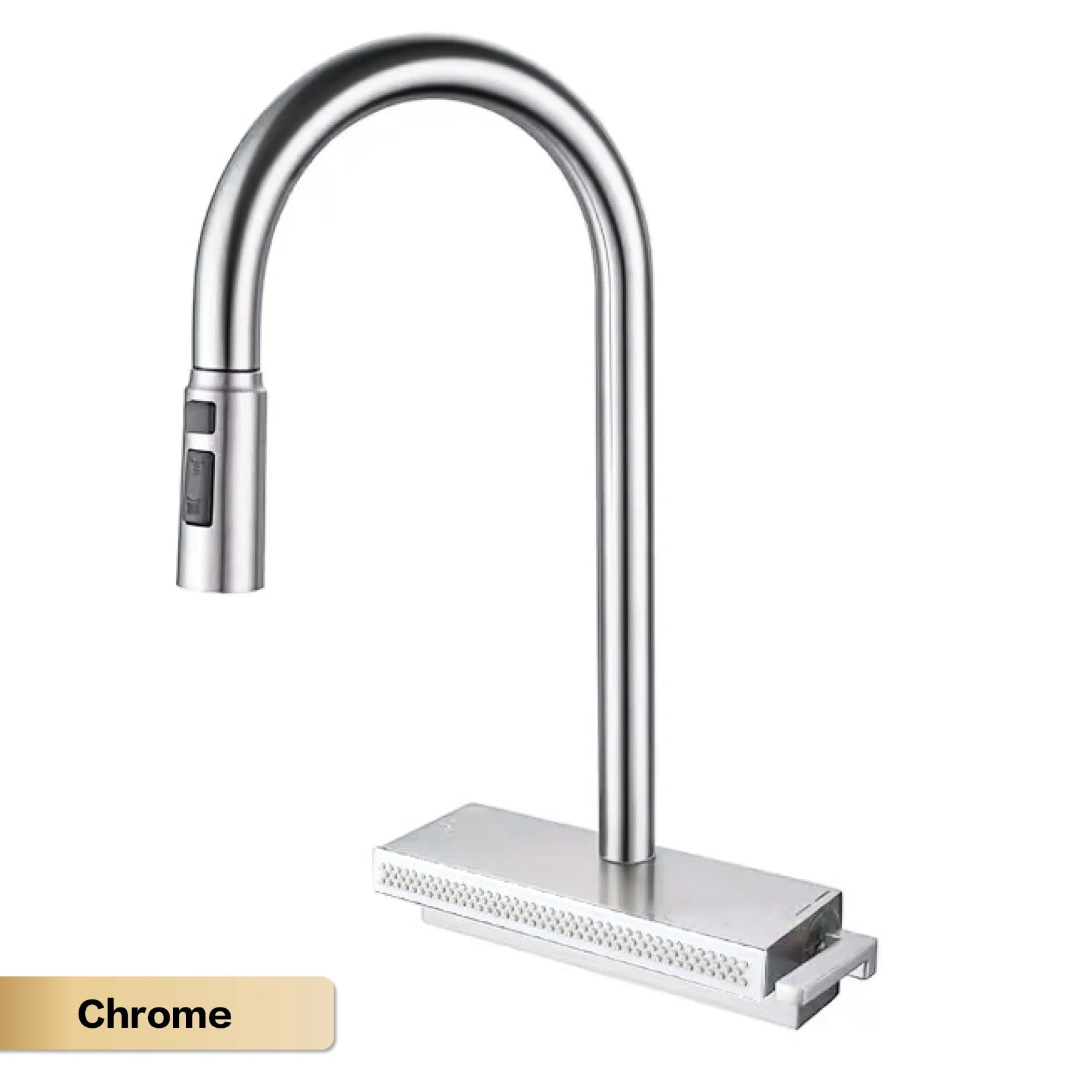 Luxury Gunmetal Brass LED Digital Display Kitchen Faucet 1 Hole Pull-out with 2 Modes Ceramic Valve Core Hot&cold Water Sink Tap