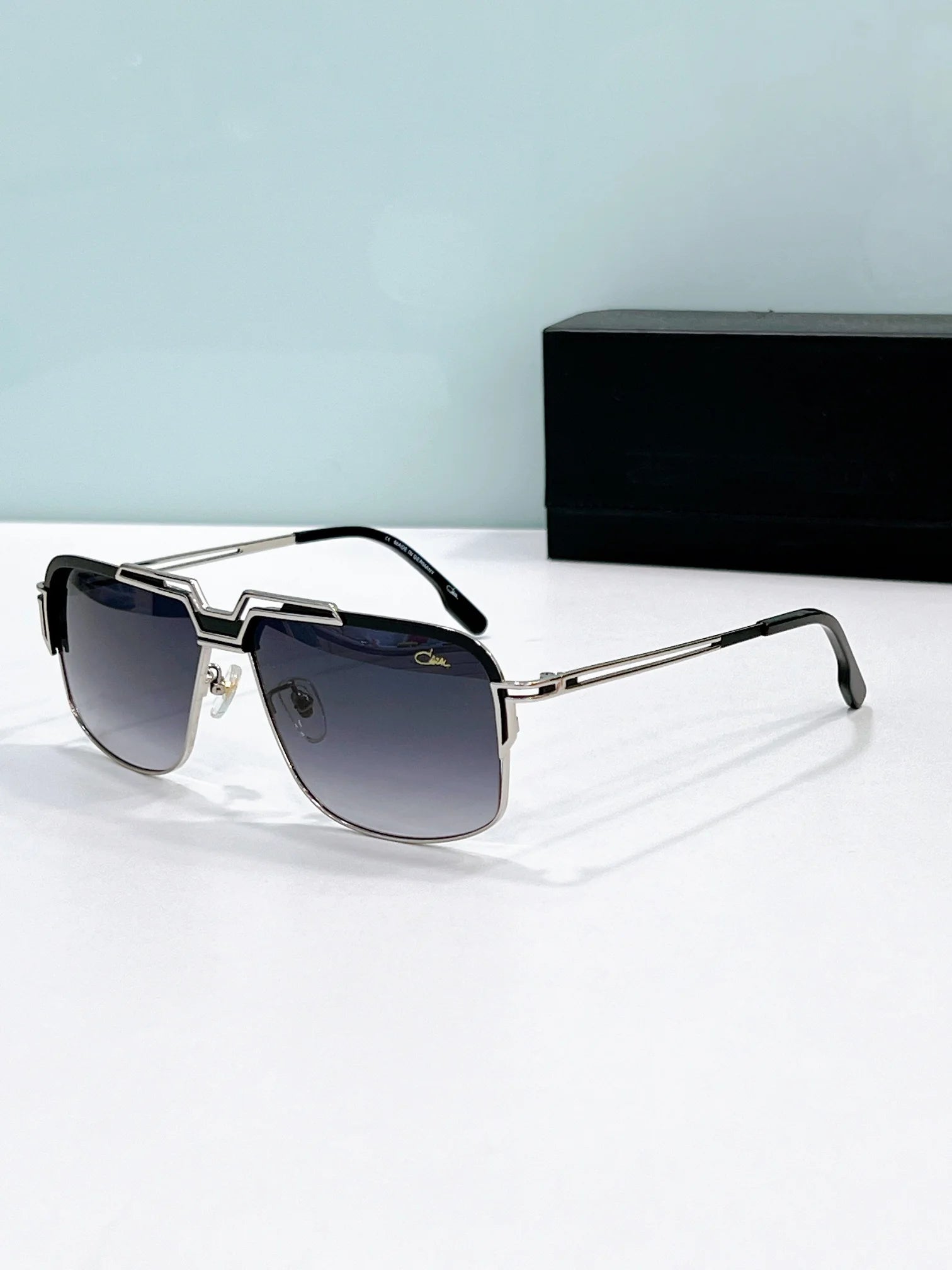 Original CCAZAL MOD9103 Trendy Gradient Driving Anti-Glare Men Sunglasses Classic Luxury Design Alloy Frame Women Couple Eyewear