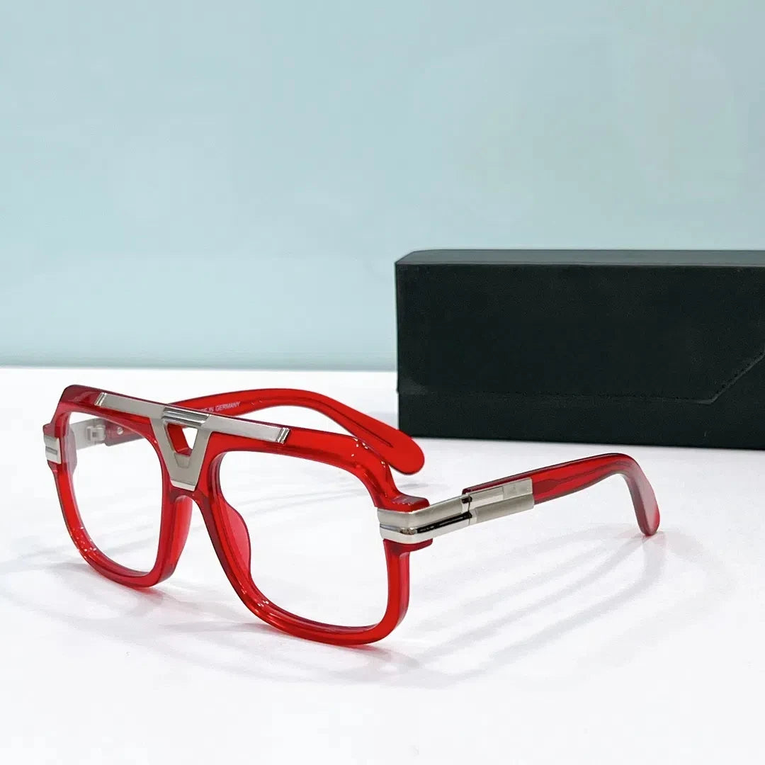 ORIGINAL MOD664 Popular Red Acetate Frame Classic Luxury Men Sunglasses Retro High Quality UV400 Leisure Women Couple Eyewear