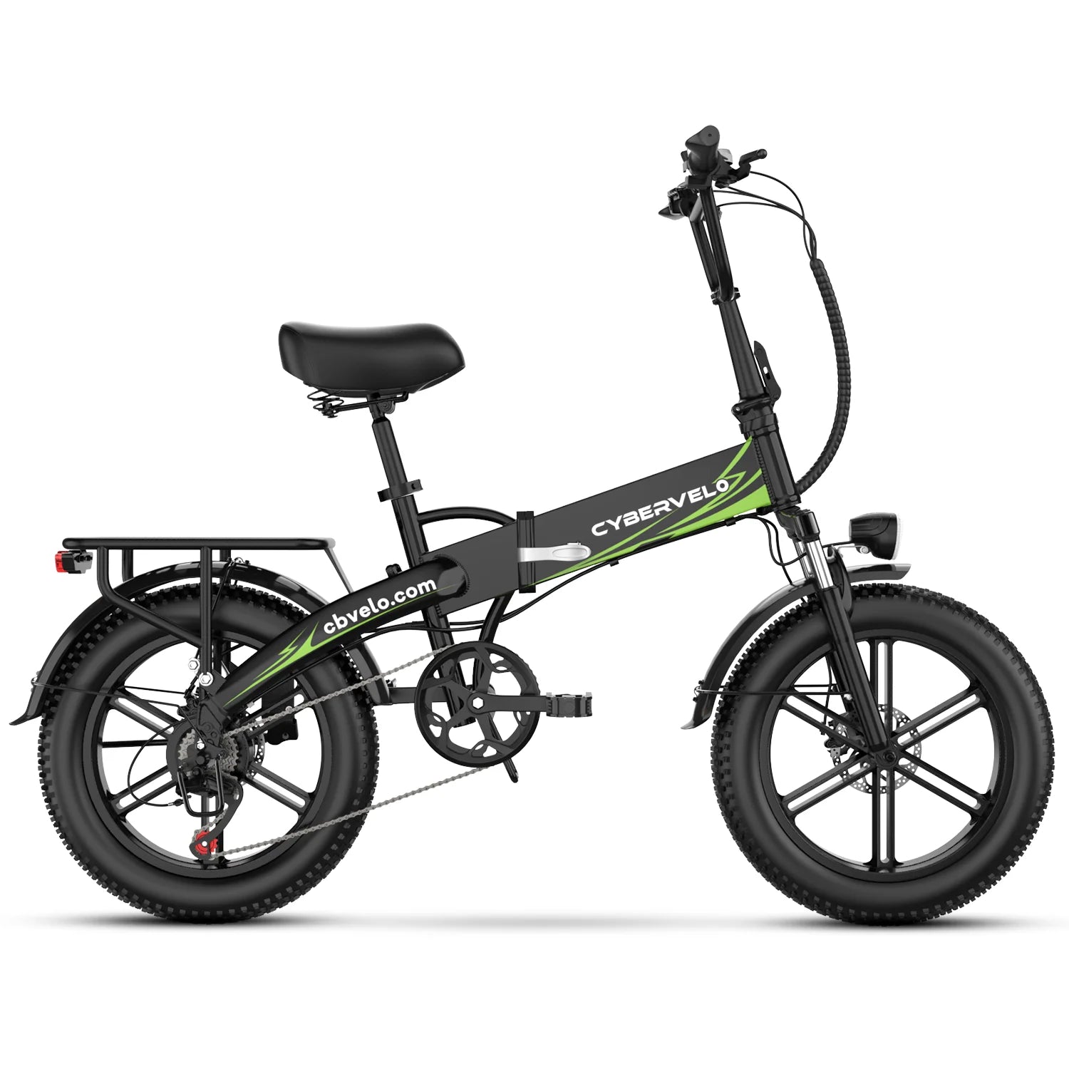 48V 20.8AH Removable Battery EBike,28+MPH,1000W Folding Electric Bike,80 Miles Max Range Electric Bike for Adults, 20" Fat Tire