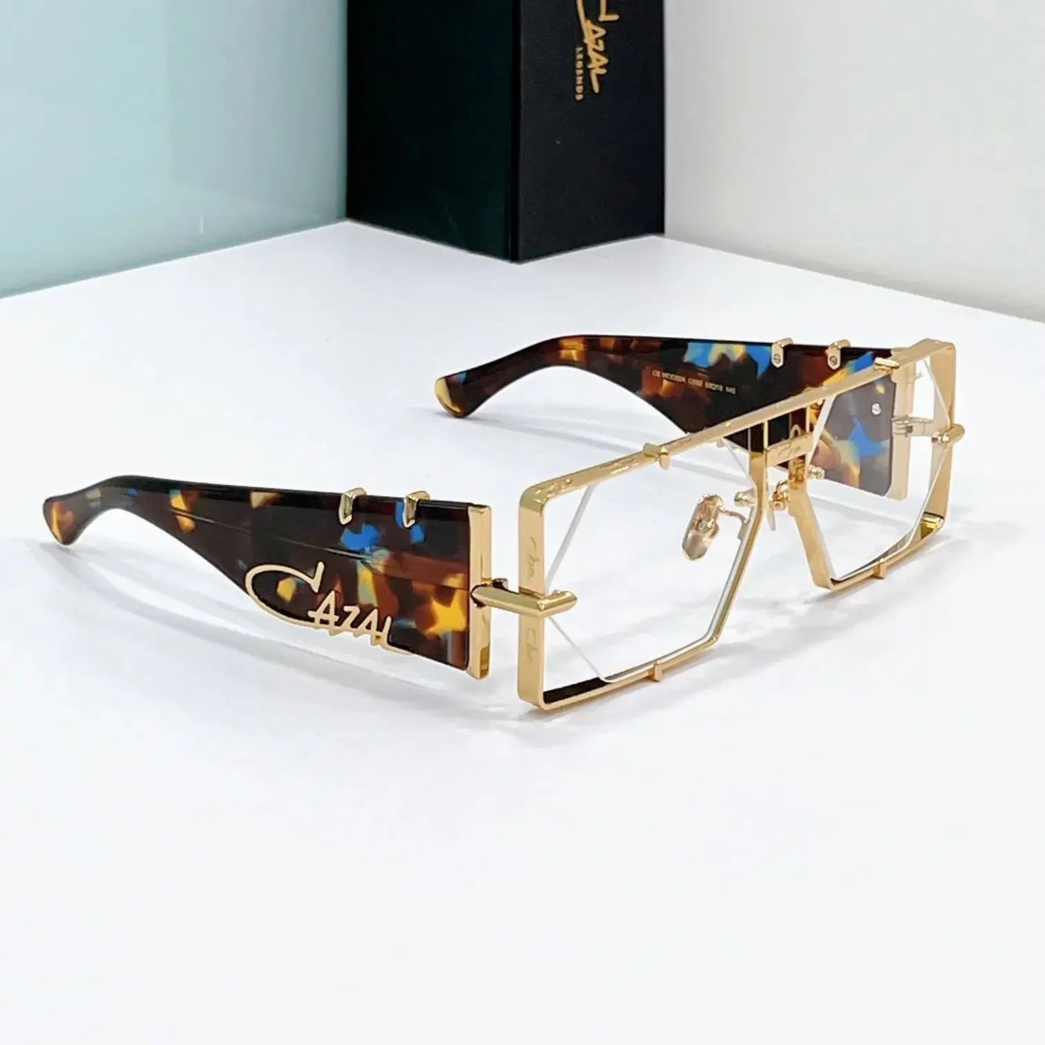 New Arrival ORIGINALCAZAL MOD004 Oversized Red Acetate Frame Men Eyewear Fashion Vintage Top Quality Luxury Women Sunglasses