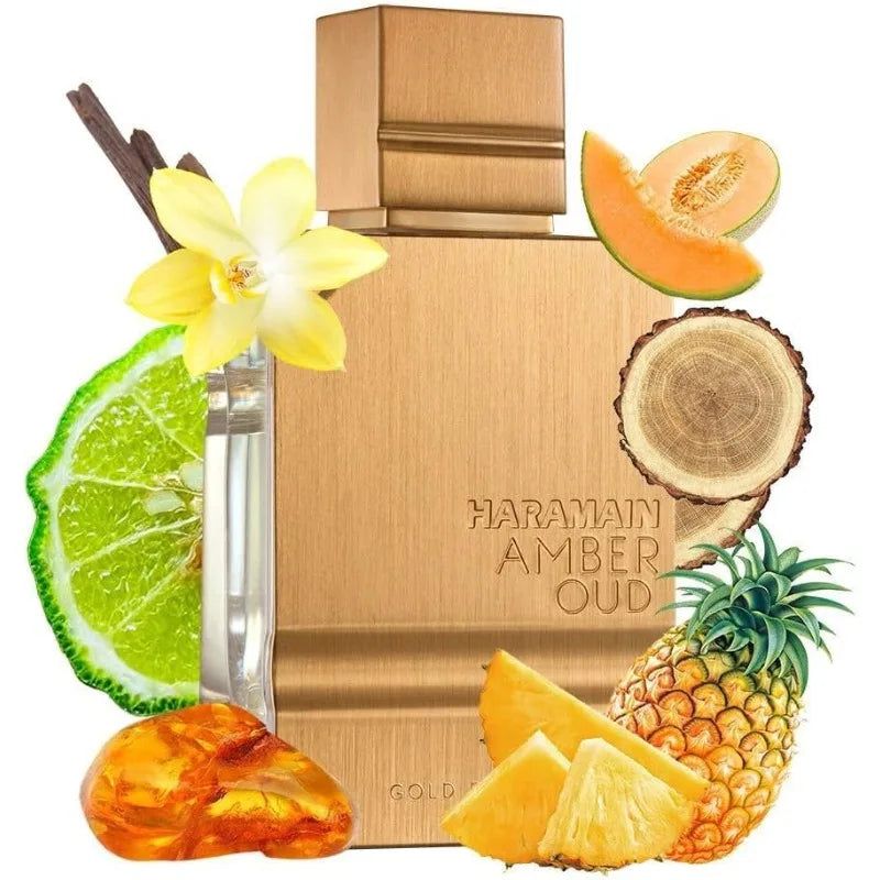 60ml Original Al Haramain Amber Oud Gold Edition Arabian Perfume High Quality Noble Lady Fragrance Spray Pheromones Attract Men