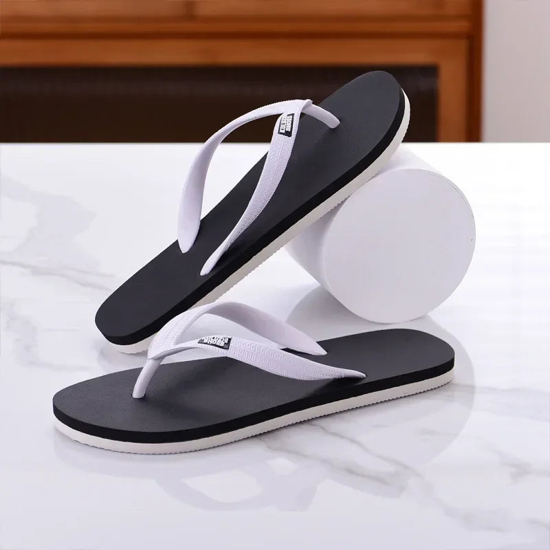 Men's Minimalist Flip Flops  Summer Fashion Outdoor Anti Slip Wear-resistant Sports Sandals with Soft Beach Casual Shoes