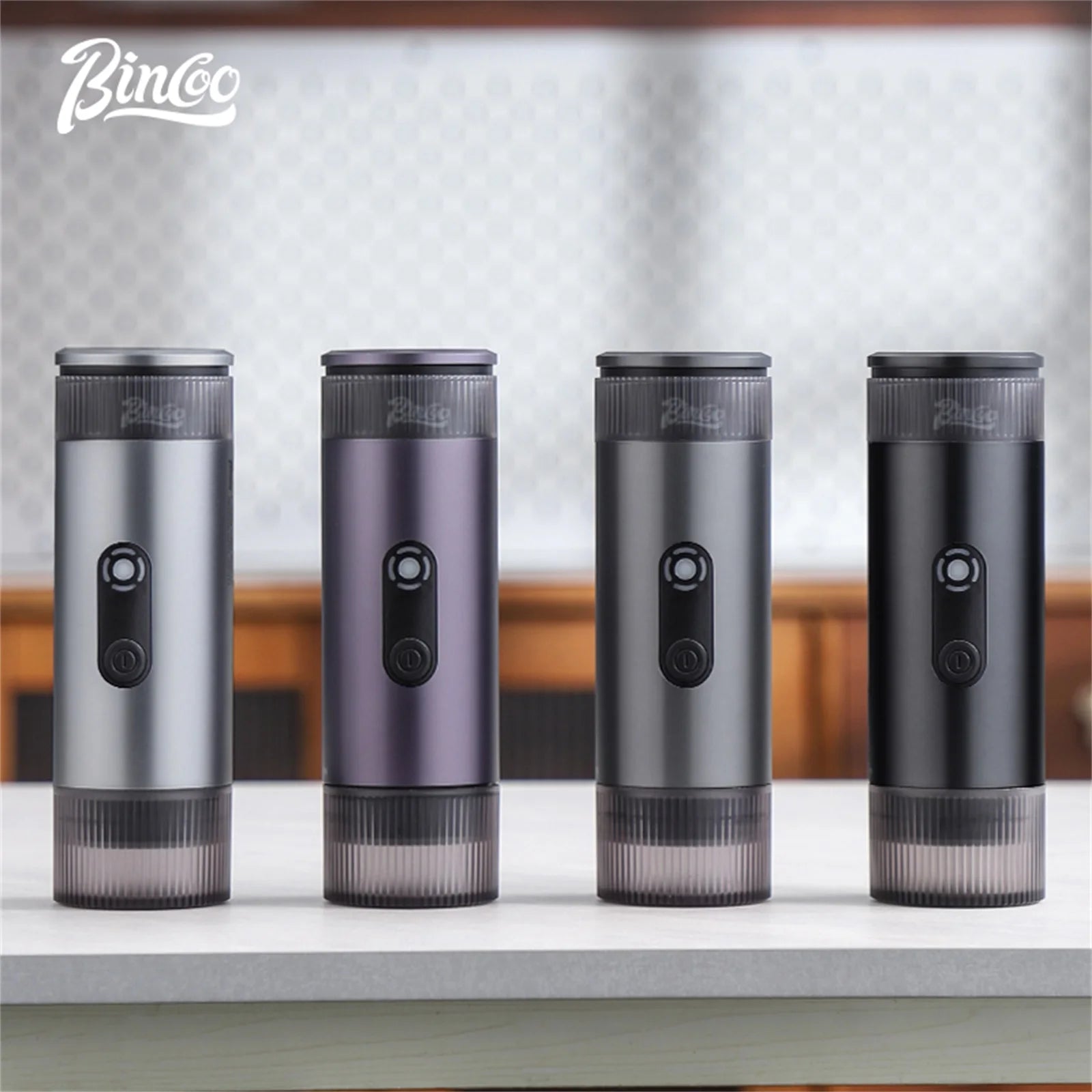 Bincoo Portable Electric Espresso Coffee Maker for Camping Wireless Heating Concentrated Extraction Coffee Machine Red Dot Award