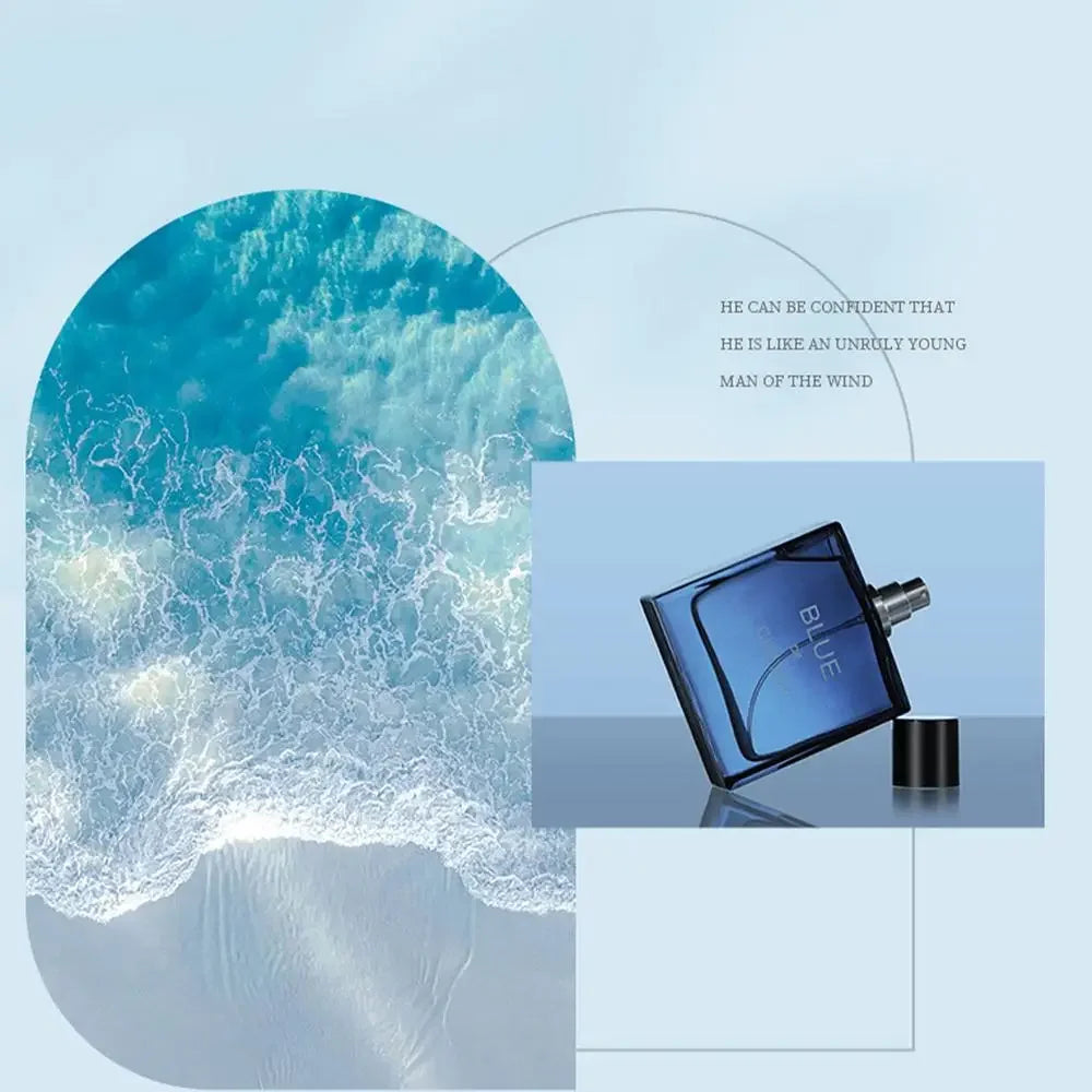 100ML Original Men's Perfume Spray Cologne Has A Long-lasting, Mature and Charming Scent for Men, Fresh and Natural