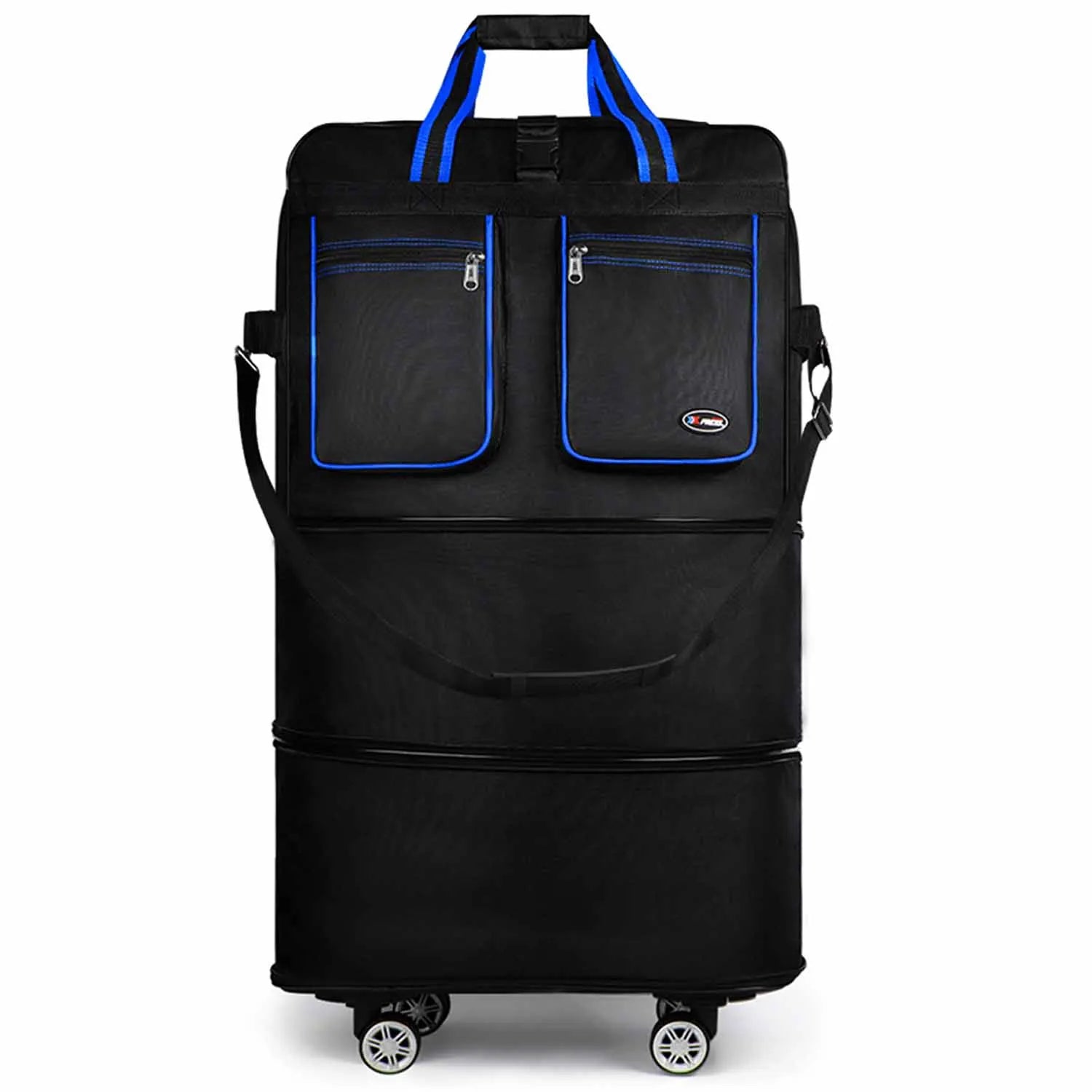 30/36/40 Inch Foldable Expandable Suitcase Bag Water-resistant Large Capacity Rolling Travel Luggage Bag For Moving Storage