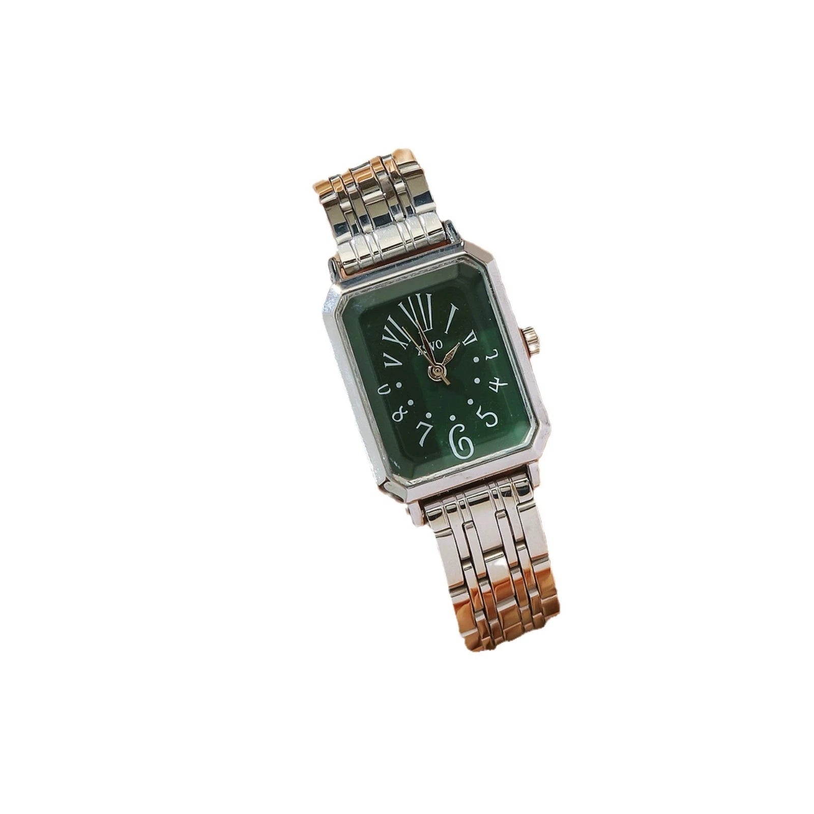 Fashion Women's Watches Casual Rectangular Dial Ladies Mechanical Watches Clock