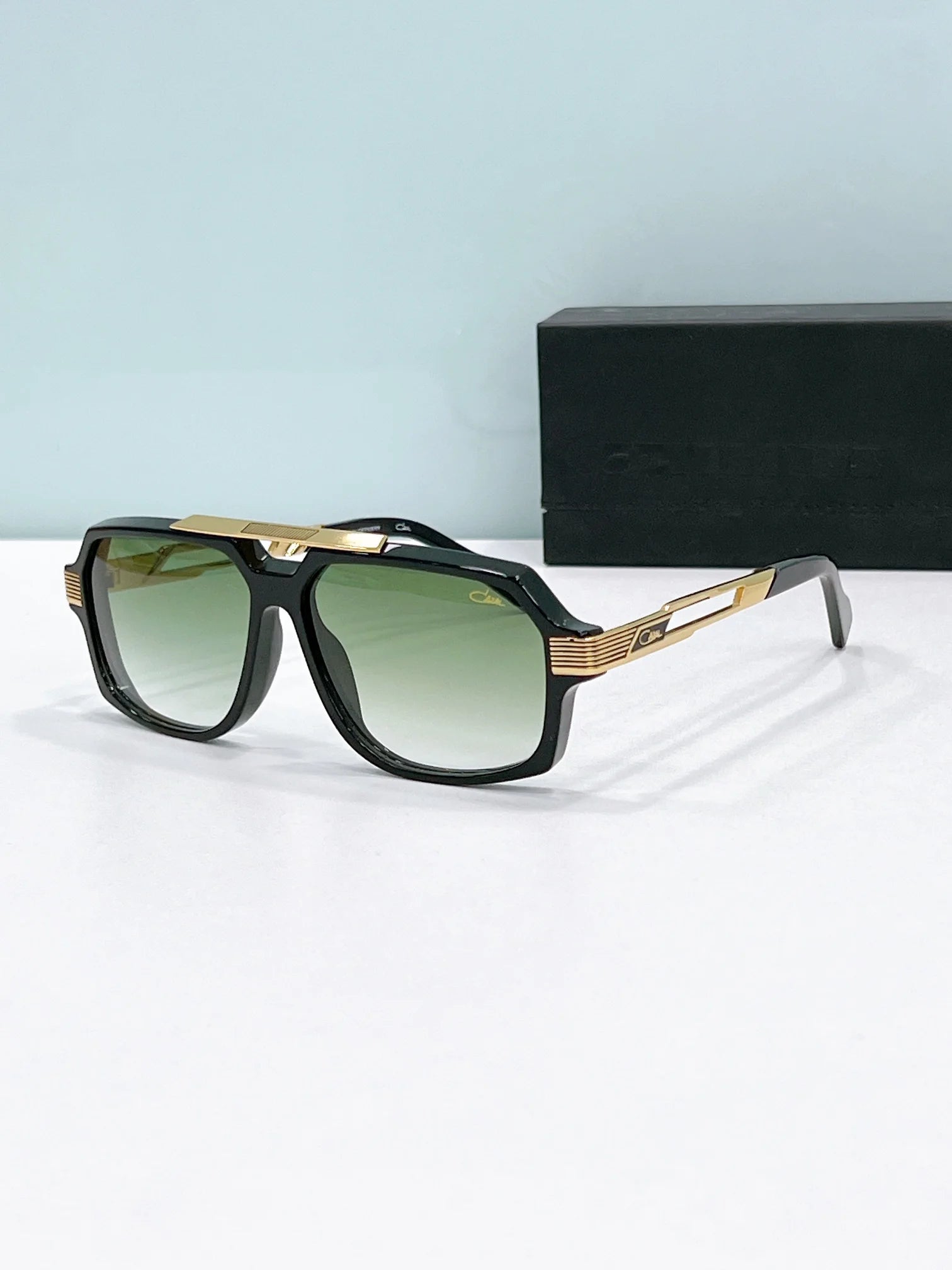 New Arrival ORIGINALCAZAL MOD6034 Square Acetate+Alloy Frame Men Eyewear Retro Business Popular Classic Leisure Women Sunglasses