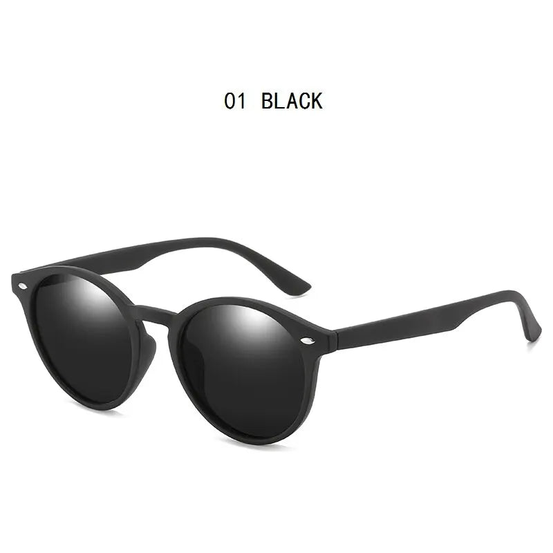Fashion Round Polarized Sunglasses Women Men Classic Vintage Driving Travel Sun Glasses Circle Oval Brand Designer Eyewear UV400