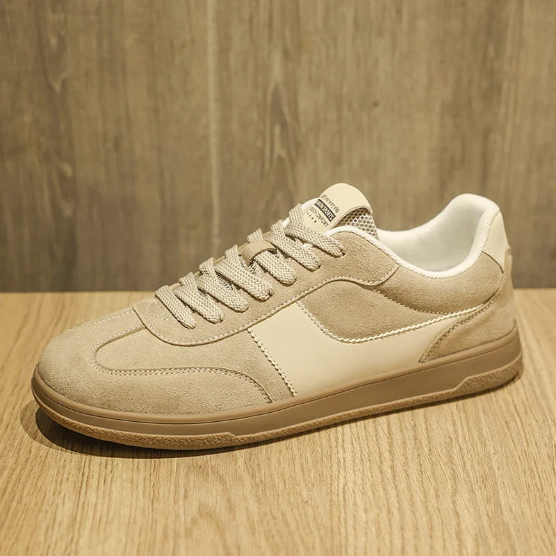 Men's Casual German Army Trainer Shoes 2025, Lightweight Breathable Low-Top Non-Slip Seasonal Walking Fashionable Street Shoes