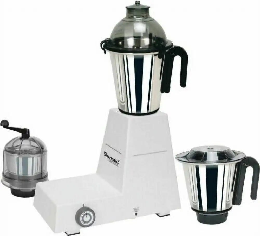 110V Traditional Indian Mixer Grinder, 750 Watt Motor White Color