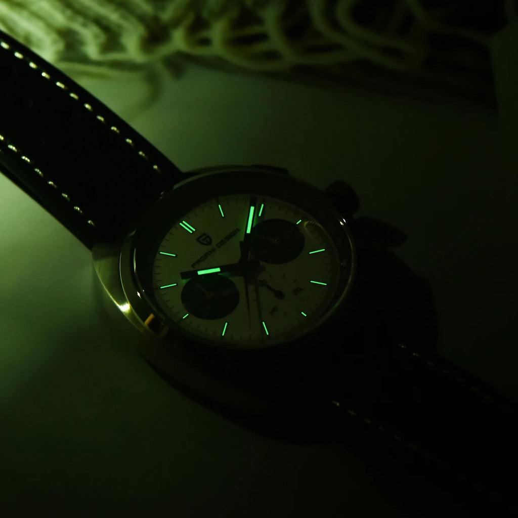 PAGANI DESIGN Men's Watches Luxury Quartz Wrist Watch For Men AR Sapphire Speed Chronograph Retro Dial Clock Reloj Hombre 2023