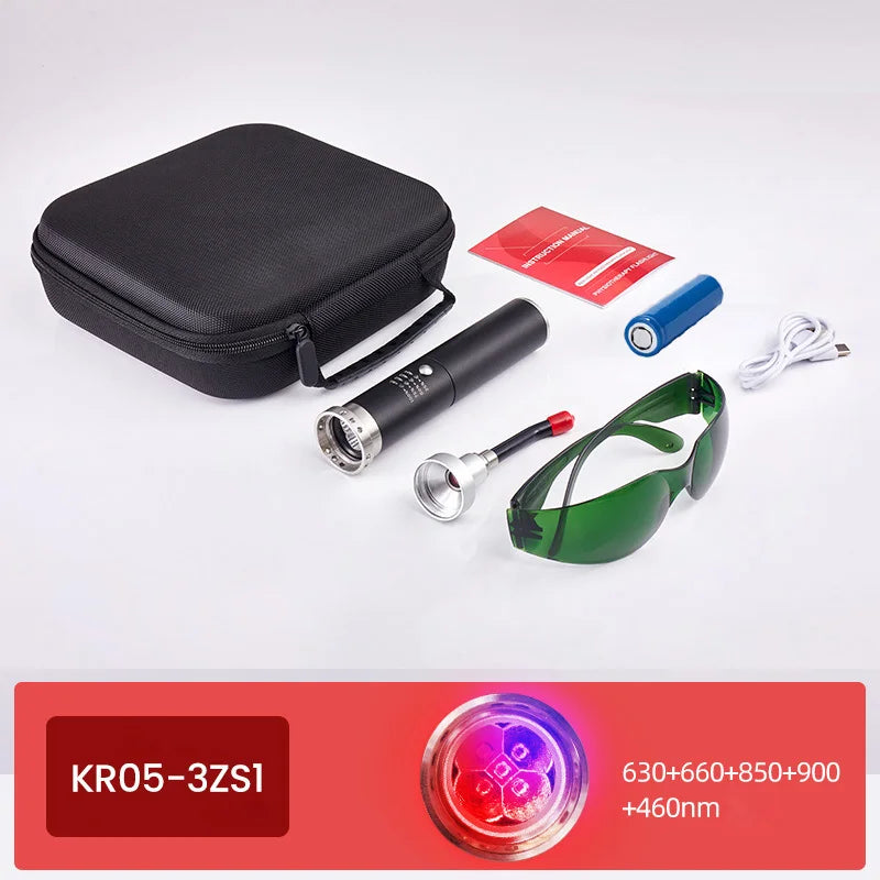 Red Lights Therapy Face Home Use Beauty Devices Cold Sore Canker Sore Treatment Infrared Light Therapy Wand For Body Pain Relief