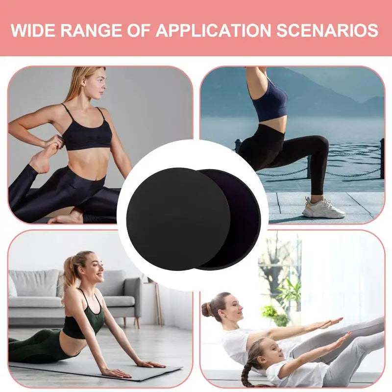 Fitness Core Slider Pilates Exercise Gliding Discs Slider Full-Body Workout Training for Core Workouts Yoga Sports Equipment