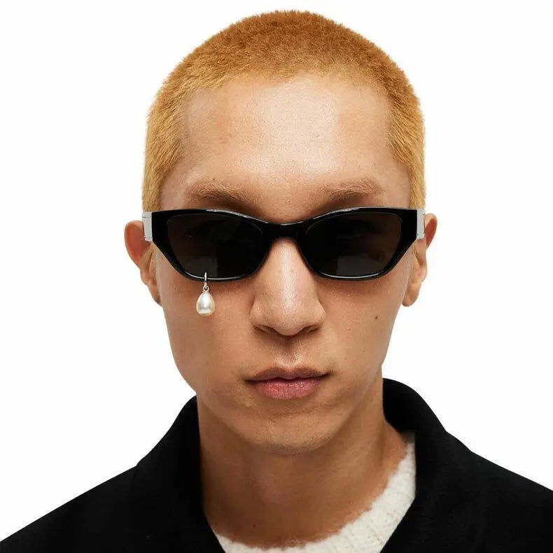 Pearl earrings water drop Designer sunglasses personalized niche sunglasses cat eye glasses for men and women