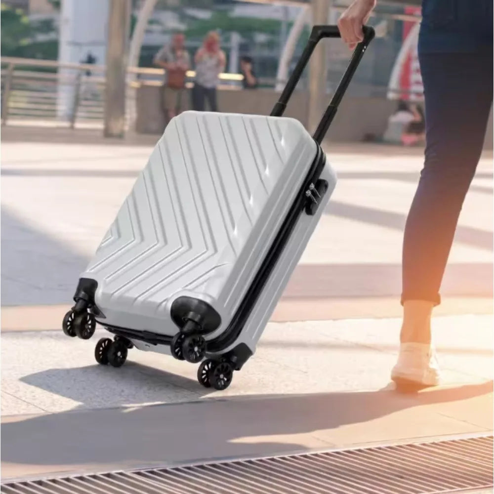 Carry On Luggage, 20" Hardside Suitcase ABS Spinner Luggage with Lock - Arrow