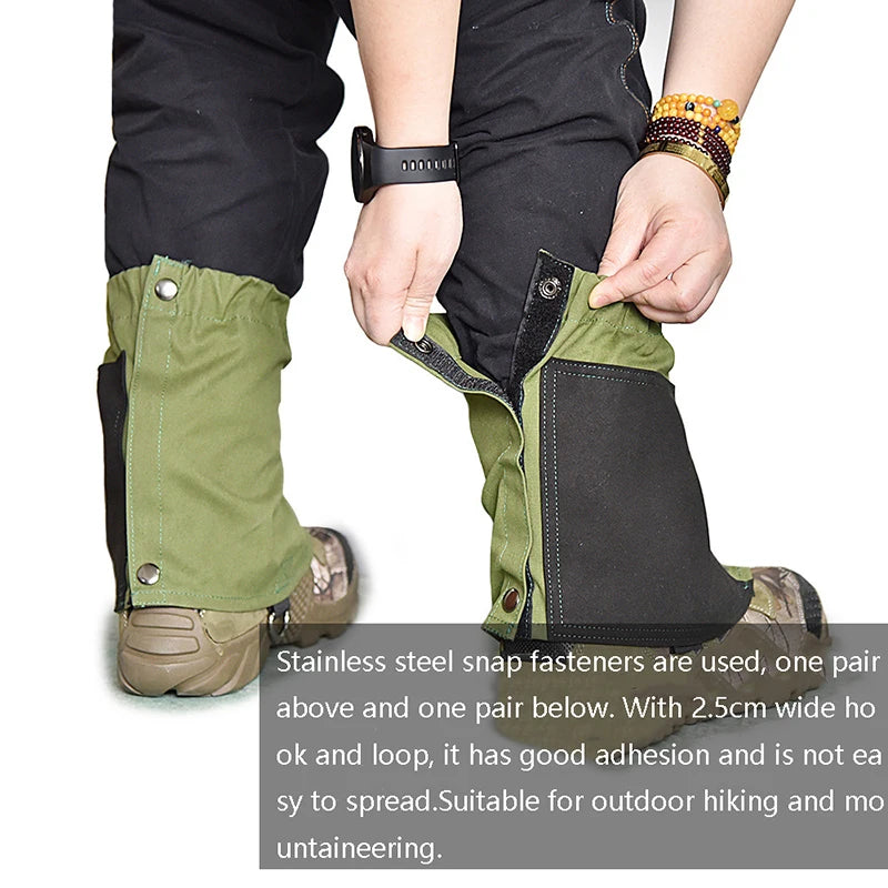 Outroor Snow Sand Waterproof Boots Cover Hiking Boot Legging Shoes Tear-resistant Warmer Snake Shoe Cover Leg Gaiters