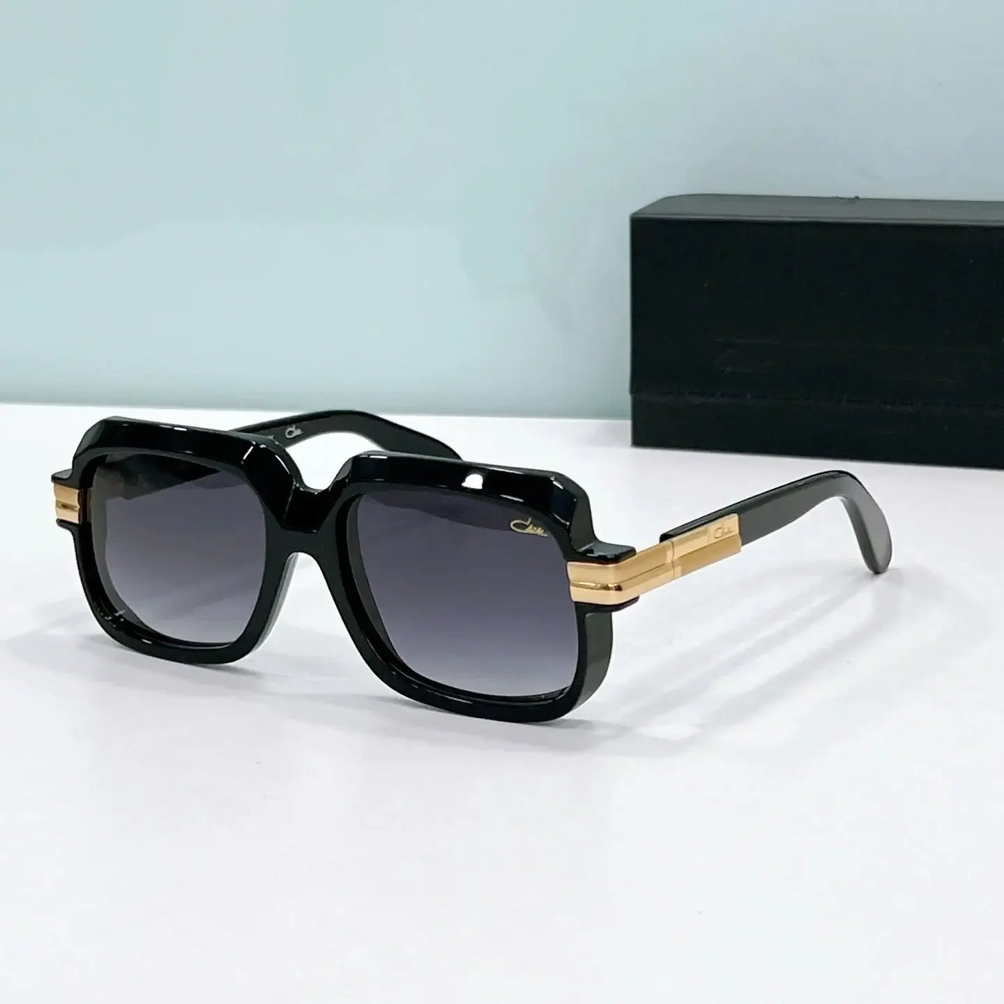 New Arrival ORIGINALCAZAL MOD6073 Premium Classic Business Men Eyewear Stylish Wine Red Acetate Frame Square Women Sunglasses