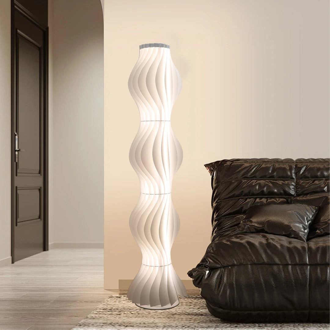 Modern Floor Lamp Standing Tall Adjustable 3 Color, Dimmable Lighting for Living Room Bedroom Corner Decor, Art Decor