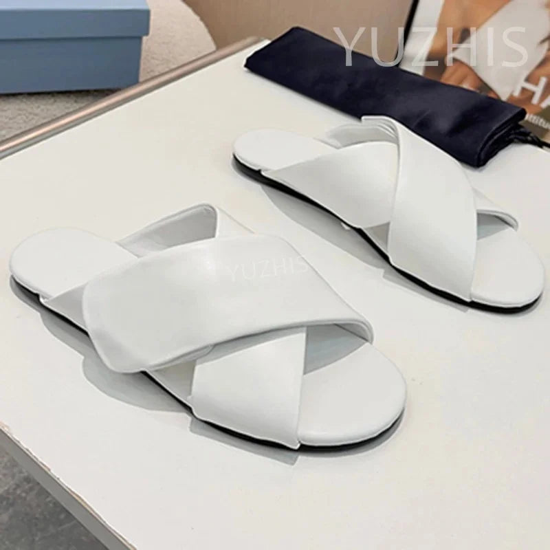 Newest Retro Loafers Shoes Cow Suede Woman Square Heel Single Shoes Round Toe Slip On Shoes Women Simple Shoes Zapatos De Mujer