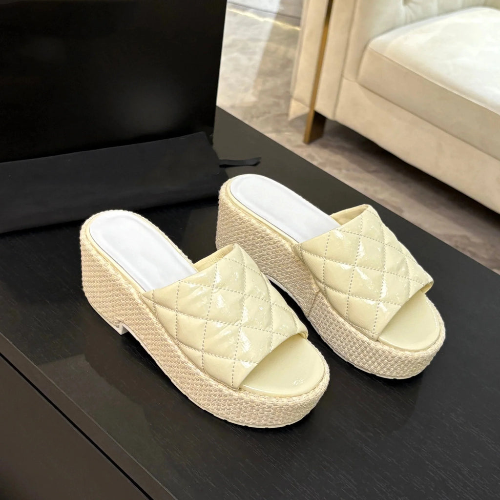 Shoes Women Size35-42 Butterfly Knot Sandals Super High Heels Pearls Pumps Genuine Leather Designer Shoes Zapatillas De Mujer