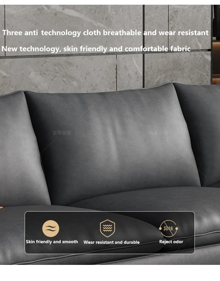 European Luxury Living Room Sofa Modern Cozy Family Technology Cloth Technology Cloth Divano Furniture Cheap Sofas In Offers