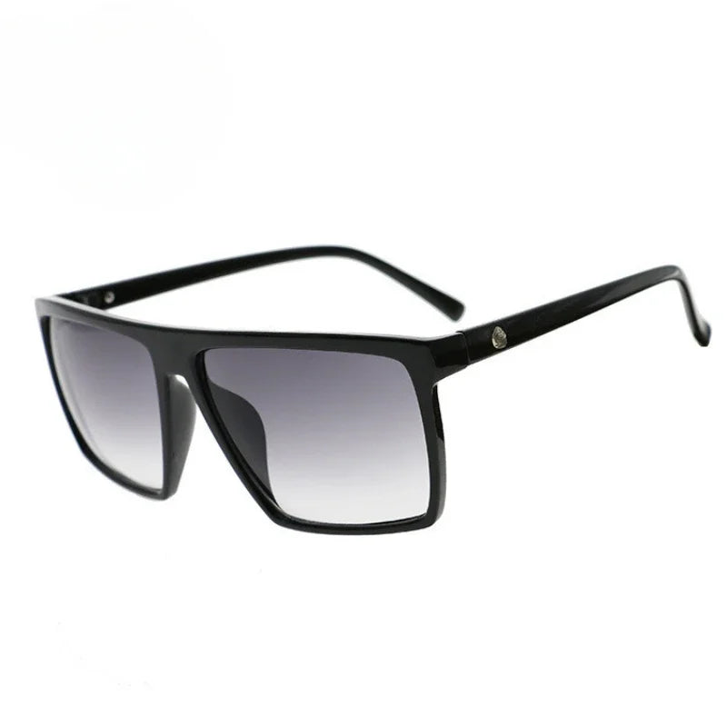 Women 2023 Spectacle Big Frame High Quality SunGlasses Vintage Designer Sun Glasses Men's Sunglasses Purple Square Gafas De Sol