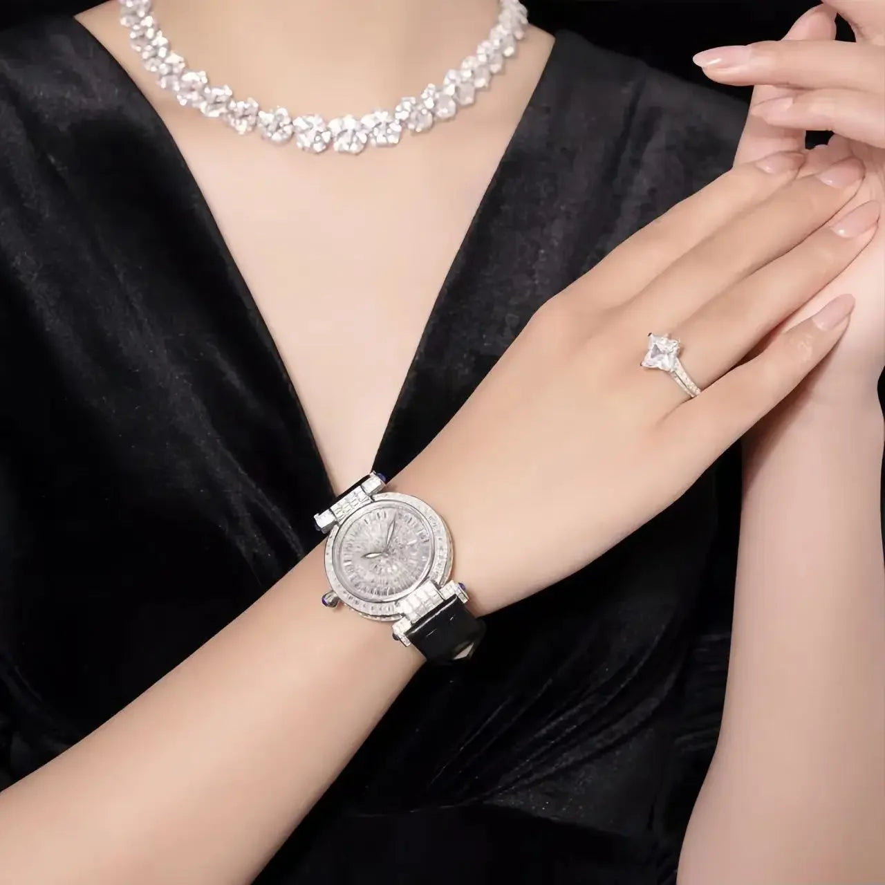 Replica Luxury Automatic Mechanical Watch for women Movement Watches Women's wristwatch