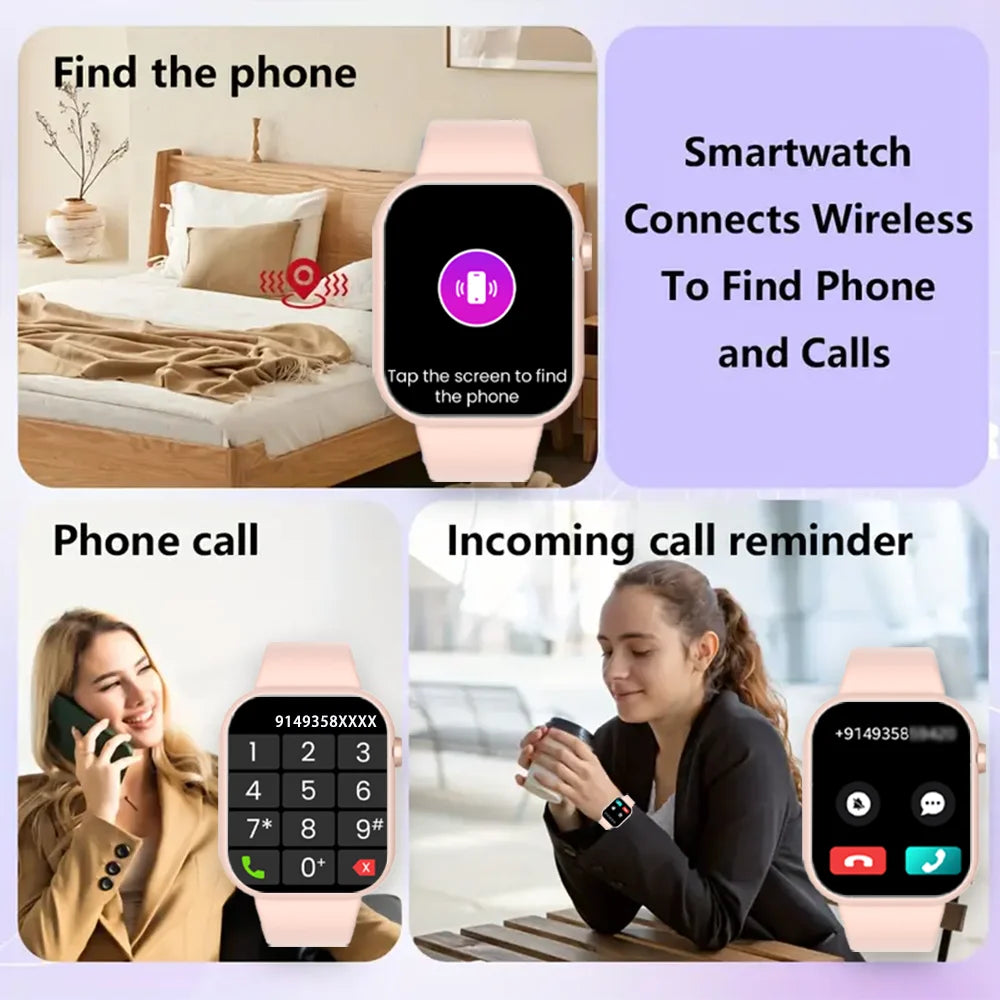 SENBONO Life3 Women Smart Watch Bluetooth Dials Call Health Monitor Watch Sport Waterproof Smartwatch Women for IOS Android