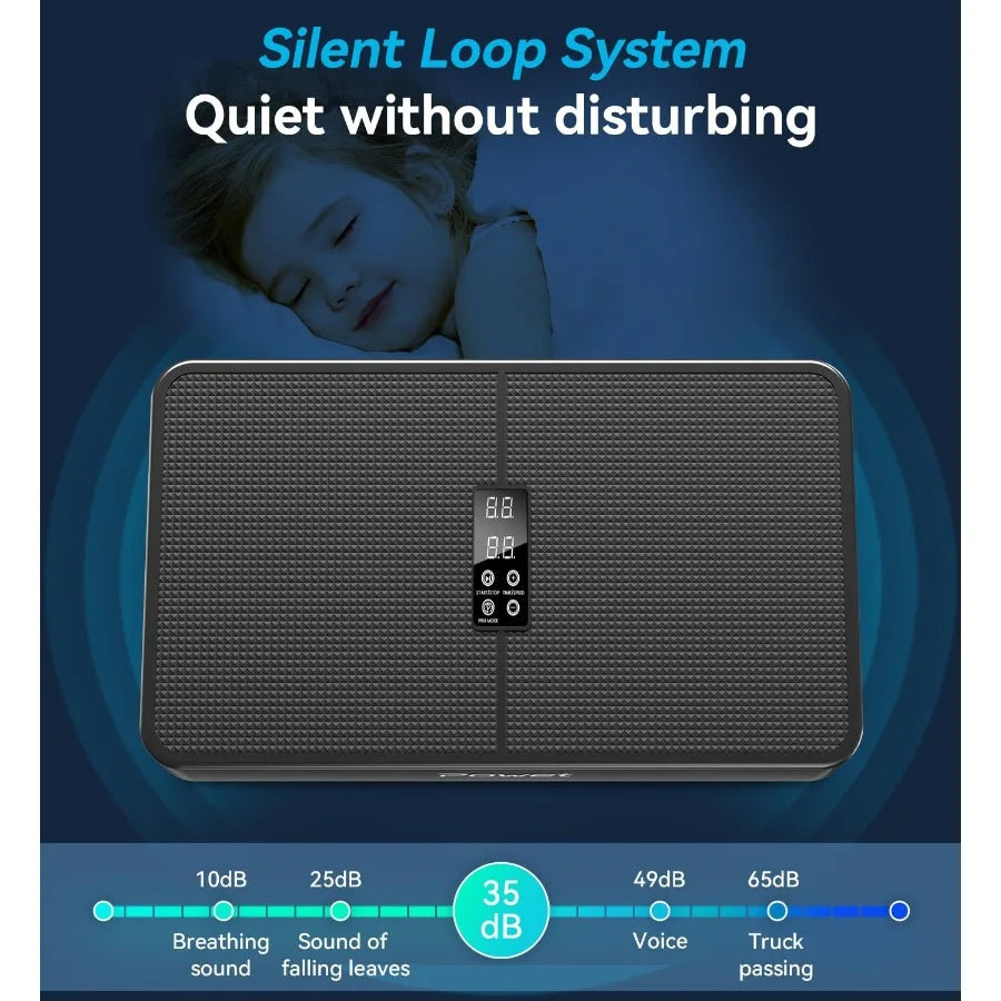 Vibration Plate Exercise Machine 99 Speed Levels with 5 Setting Modes 400LBS Whole Body Workout Waver Vibration Plate for Lymph