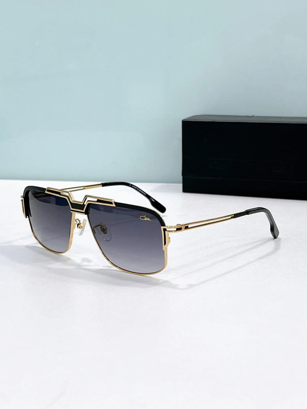 Original CCAZAL MOD9103 Trendy Gradient Driving Anti-Glare Men Sunglasses Classic Luxury Design Alloy Frame Women Couple Eyewear