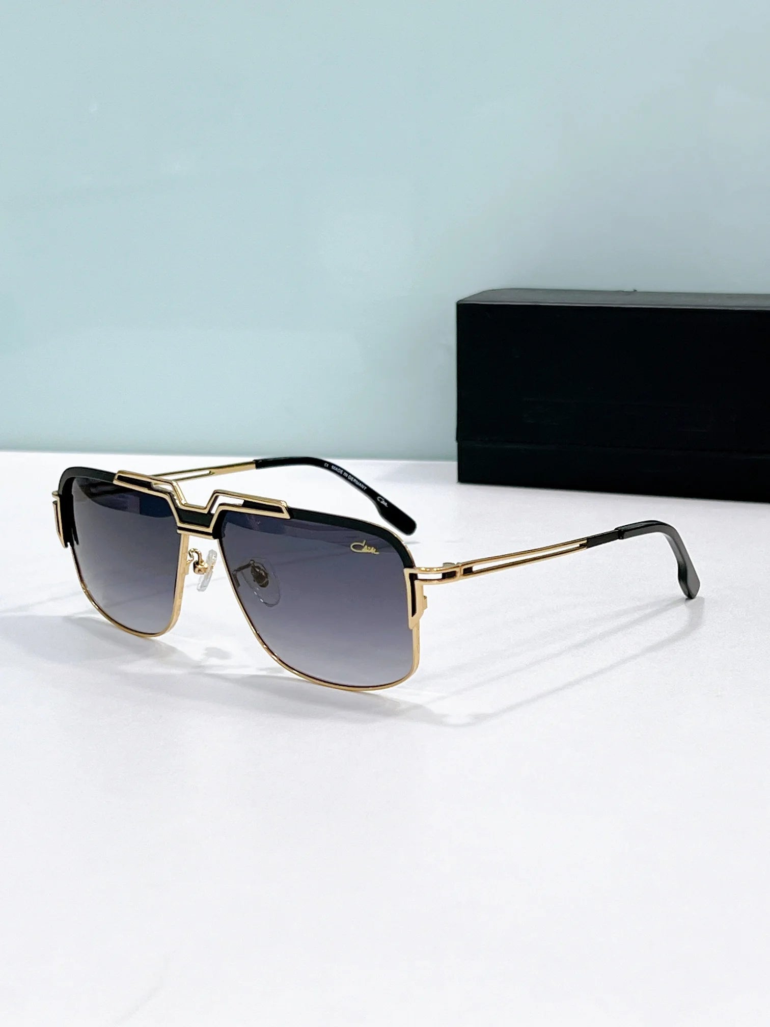 Original CCAZAL MOD9103 Trendy Gradient Driving Anti-Glare Men Sunglasses Classic Luxury Design Alloy Frame Women Couple Eyewear