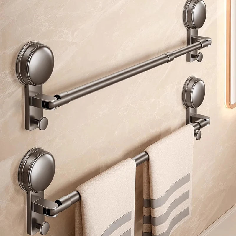 AOBT Telescopic slipper rack suction cup free of punching, bathroom retractable convenient placement of bathroom balcony hanging