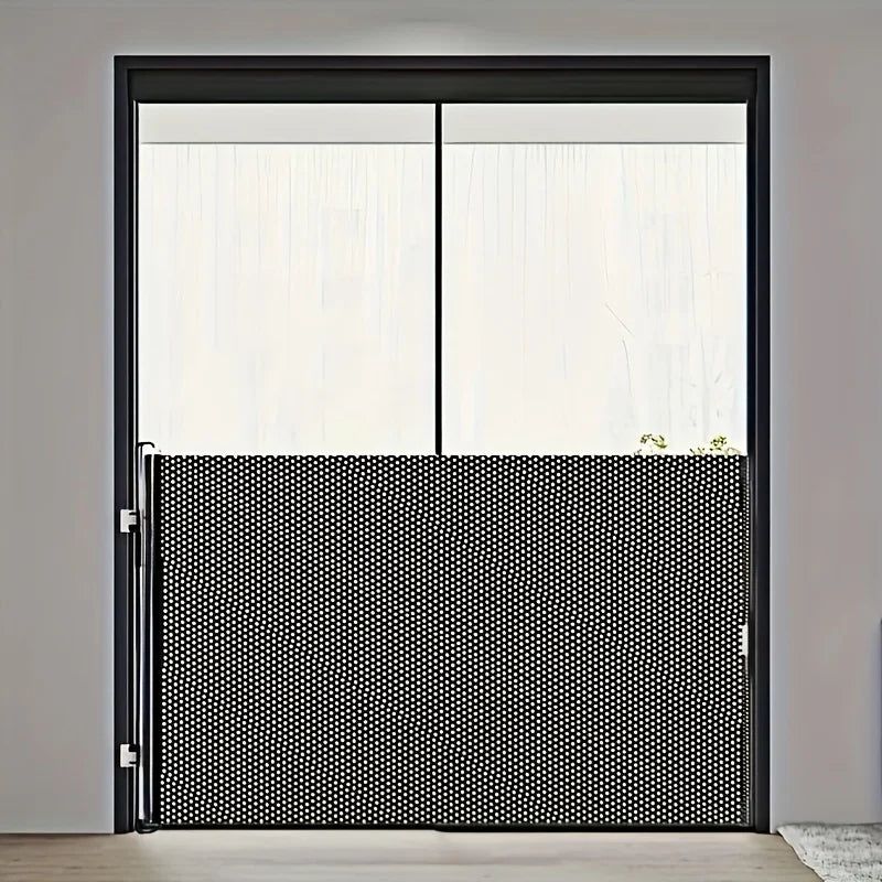 Retractable Pet Fence No-Drill Mesh Safety Gate for Dogs, Collapsible Design for Indoor Use, Fences Flexible Pet Barrier