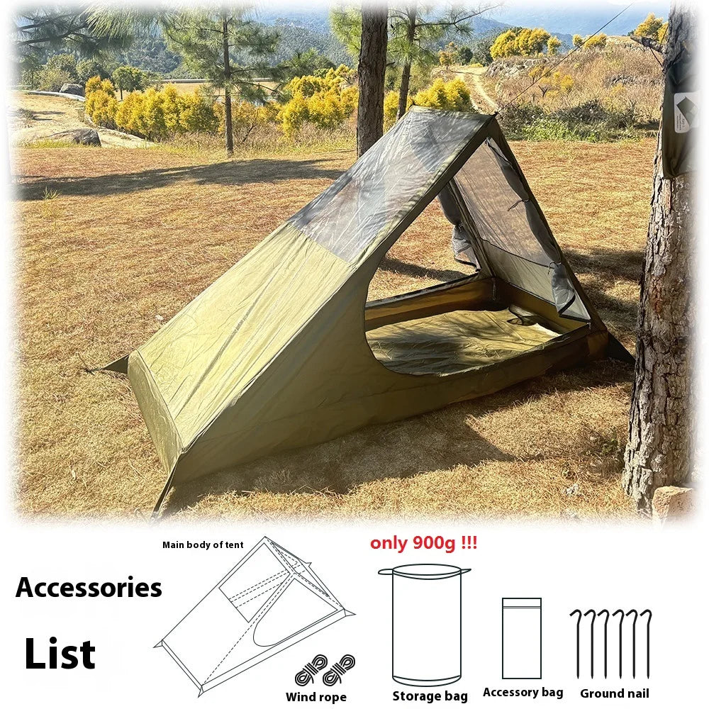 Lohascamping Outdoor breathable tent mosquito proof camping tent  Lightweight 900g with mesh for spring and summer hiking Tent