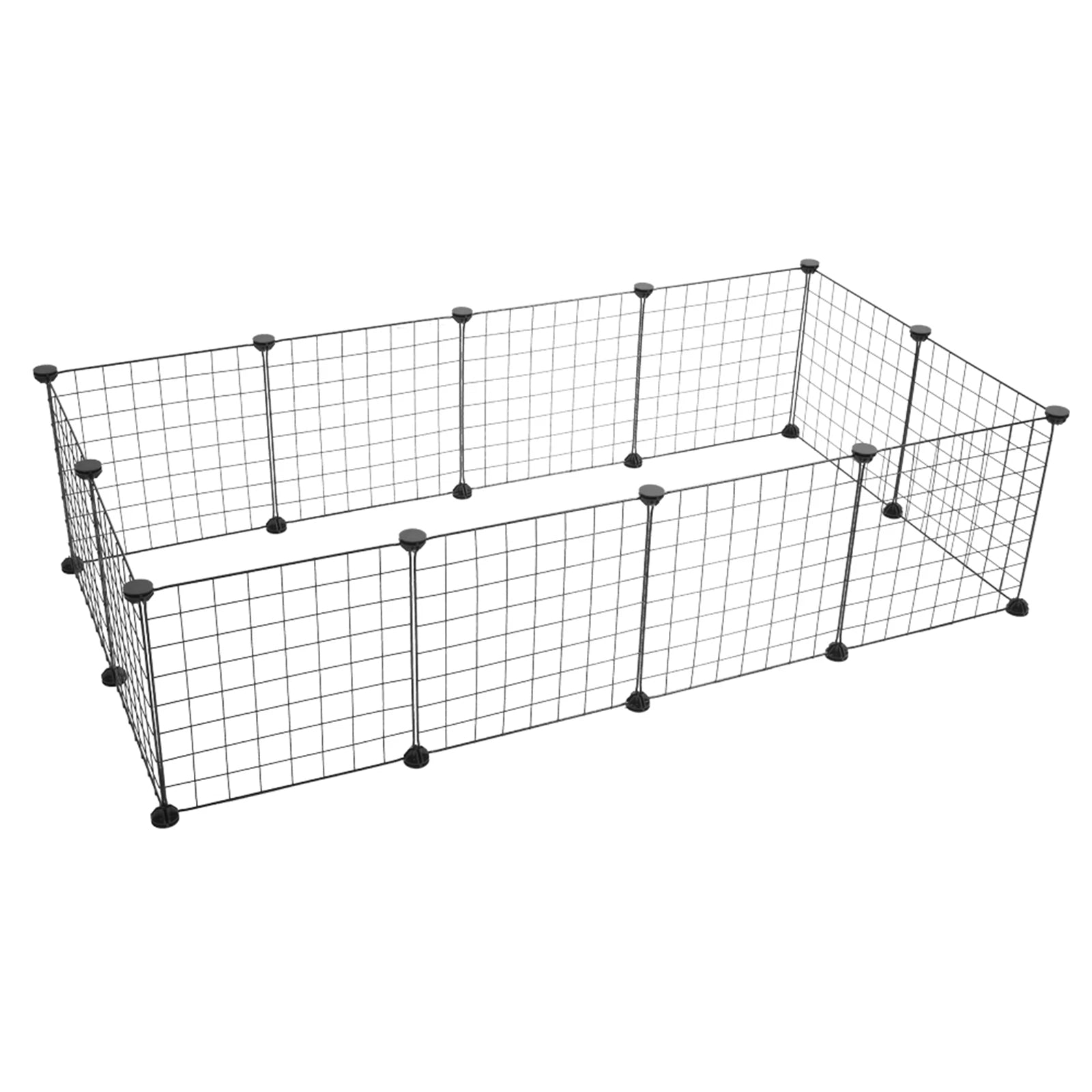 Pet Playpen, Small Animal Cage Indoor Portable Metal Wire Yard Fence for Small Animals,  Rabbits Kennel Crate Fence Tent