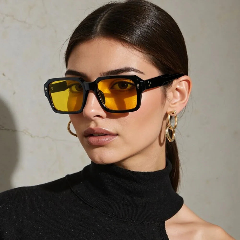 2025 Sunglasses Women Vintage Square Sunglass Men Square Fashion Glasses Lunette Soleil Femme Gafas De Sol Hombre Dropshipping