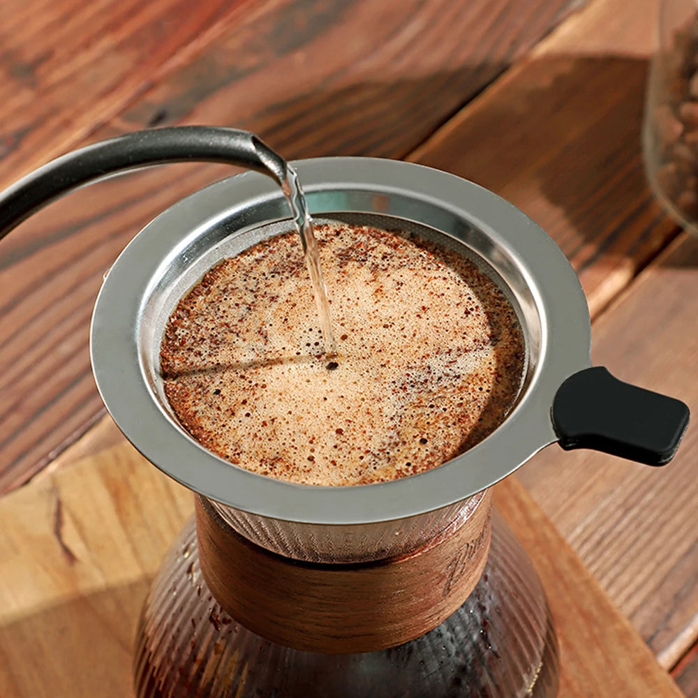 400ml Striped Glass Pot Pour-over Coffee Sharing Pot Simple Cold Drink Pot Coffee Utensils Tea Set Coffee Accessories