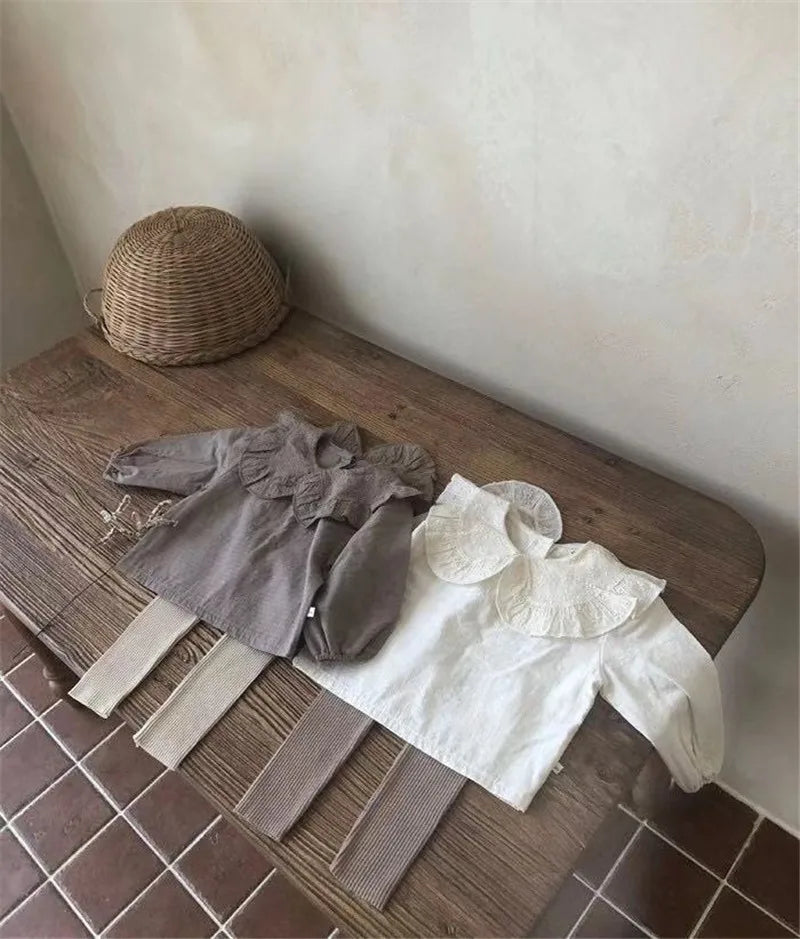 2024 New Baby Cotton Ribbed Leggings Solid Cotton Infant Stretch Pants Soft Comfortable Toddler Pants Kids Boys Girls Trousers