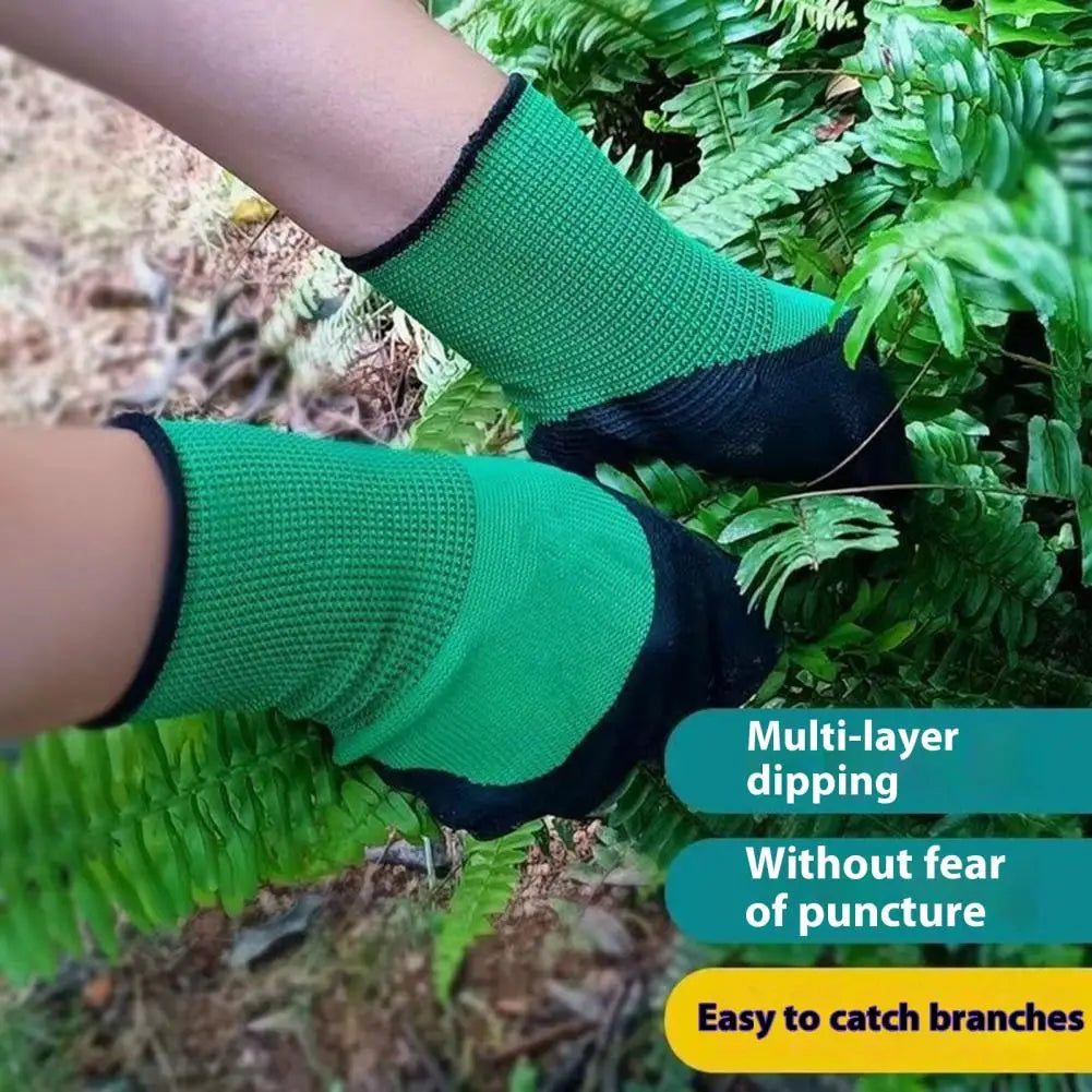 Gardening Gloves Puncture Resistant Latex Waterproof Work Protection Wear Resistant Flower Protective Gloves