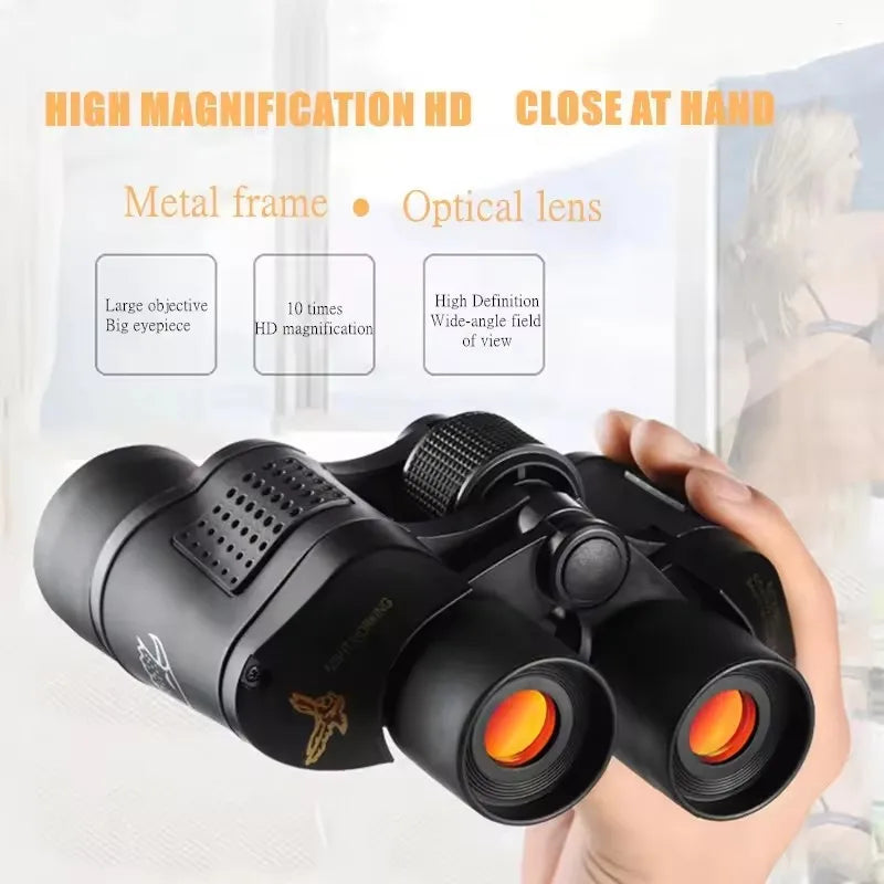 ‌8x42 HD Military Binoculars - High Magnification, Waterproof & Compact for Outdoor Hunting/Sports