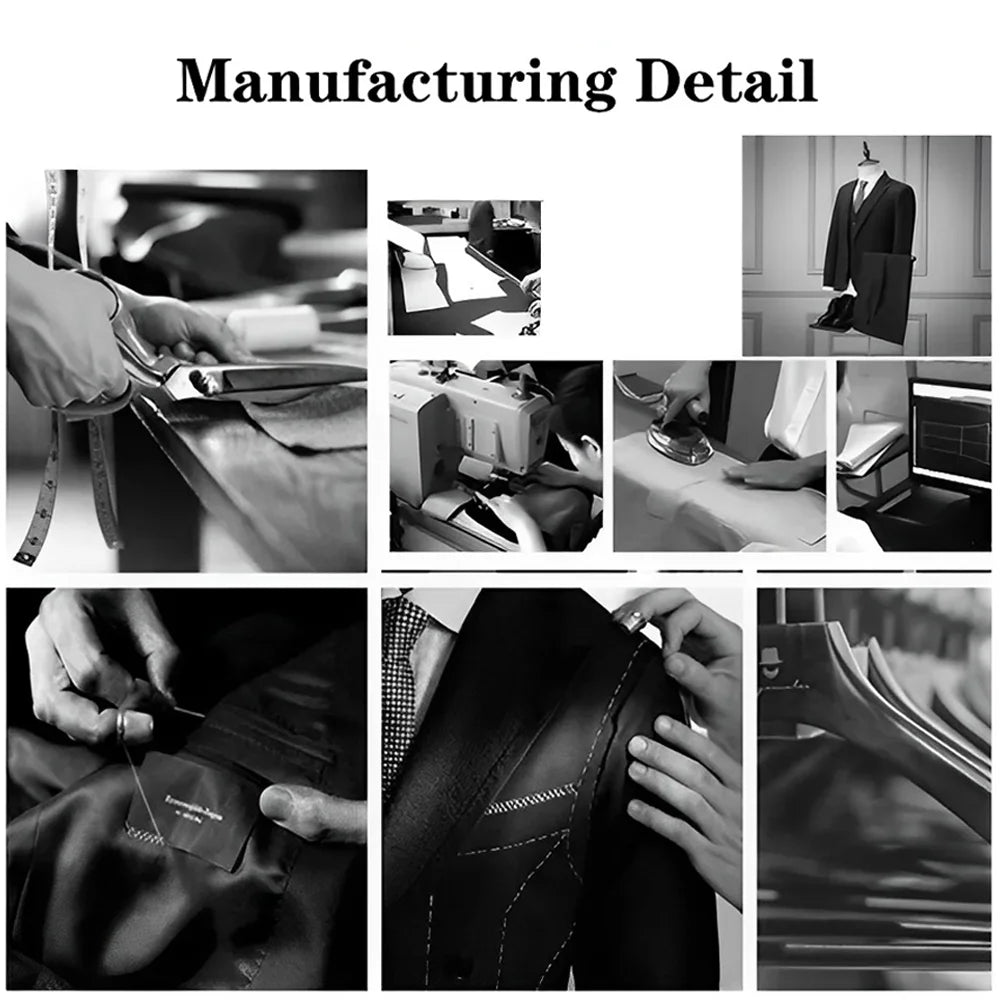 Men formal suit 2-piece set blue striped peak lapel double breasted jacket pants for wedding meeting dinner party custom tuxedo