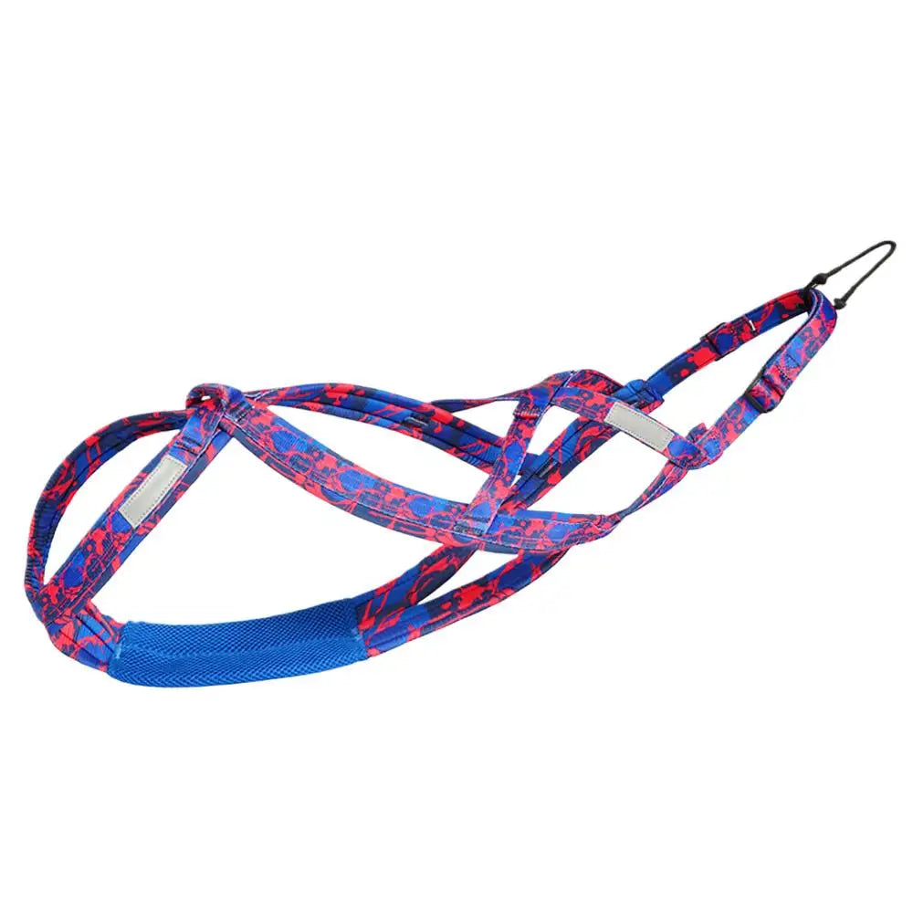 Pulling Harness For Dogs Puppy Harness Adjustable Reflective Dog Harness Outdoor Dog Rope Flexible Dog Training Rope For