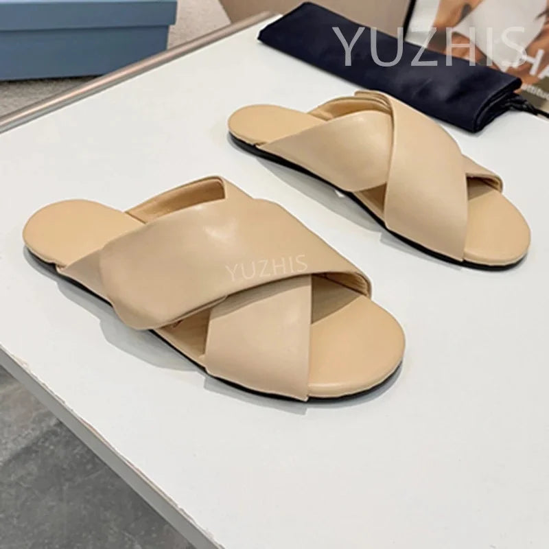 Newest Retro Loafers Shoes Cow Suede Woman Square Heel Single Shoes Round Toe Slip On Shoes Women Simple Shoes Zapatos De Mujer